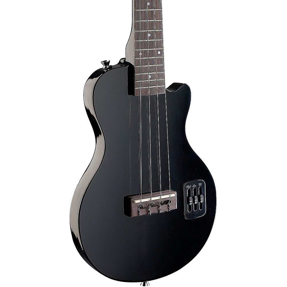 Stagg EUK LBK Les Paul Style Electric Ukulele, Black