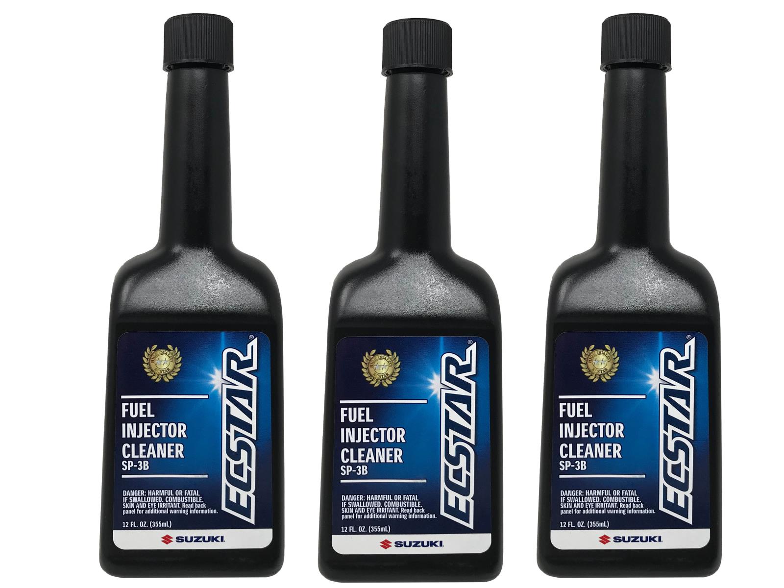 Suzuki Genuine OEM Ecstar Fuel Injector Cleaner 990A002E2512Z 3 Pack