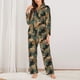 thumbnail image 2 of Fotbe Camouflage Rabbit Conjunto de Pijama de Manga Larga para Mujer con Estampado, Ropa de Dormir de 2 Piezas, Conjunto de Casa Suave y Cómodo con Bolsillos-X-Large, 2 of 7