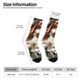 thumbnail image 4 of Goofa Cartoon Scottish Duck Printed Men's Crew Socks, Soft Durable Breathable Moisture-Wicking with Odor Control Cotton socks, 4 of 9