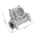 thumbnail image 2 of TABLZONE Easy Installation For Mower Handle Holder In Silver Aluminium Alloy 1Set, 2 of 7