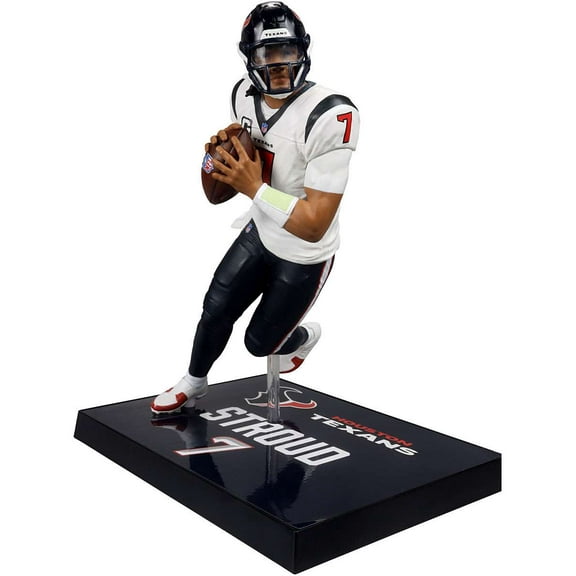 McFarlane NFL Sports Picks Football CJ Stroud Action Figure (White Jersey, Chase Version)