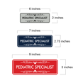 thumbnail image 5 of Signs ByLITA Standard Pediatric Specialist Sign (Ivory/Dark Brown) - Medium, 5 of 6