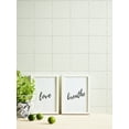 thumbnail image 6 of Advantage Kishi White Tile Wallpaper, 20.9-in by 33-ft, 57.48 sq. ft., 6 of 8