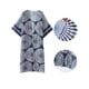 thumbnail image 2 of Mujeres Verano Vintage Cardigan Geometría Imprimir Kimono Beach Cover Up Bikini Outwear Azul Os Abanopi Cárdigan, 2 of 7