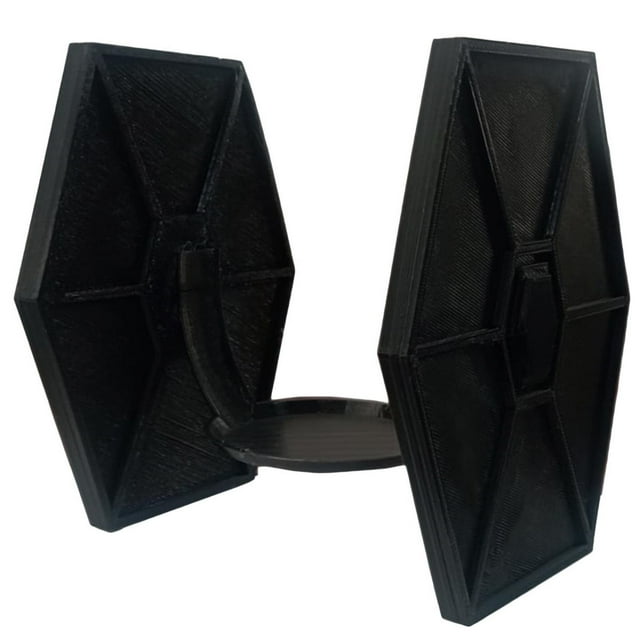 Base Tie Fighter Echo Dot4 Alexa AlexaGalaxy 1 Pza 14.5x13x12.5cm Negro No incluye Alexa Echo ni Cargador.