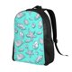 thumbnail image 2 of Disketp Seashell And Starfish Mochila Unisex de Apertura Lateral Completa, Mochila para Laptop para Escuela, Trabajo y Viajes, 2 of 8