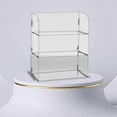 thumbnail image 2 of Acrylic Display Rack Stand Risers Shelf Jewelry Holders 20cmx10cmx30cm steps stand desktop organizer Three, 2 of 9