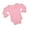 Pink, variant on Infant Long Sleeve Ruffle Bodysuit