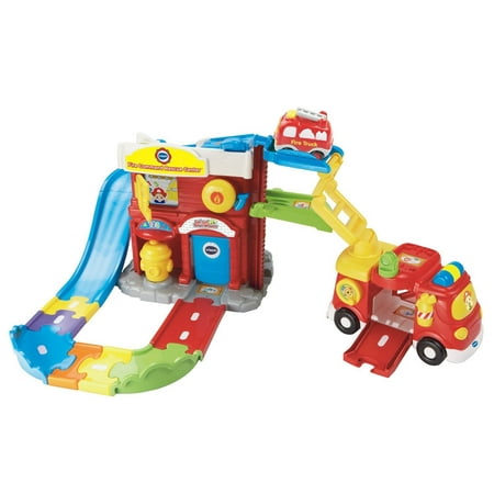 - VTech Early Education Toy Go Go Smart Wheels Fire Command Rescue Center Playset Music Toy for Kids