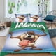 thumbnail image 2 of Taz-Mania Conjunto de sábanas temático, trío de piezas, cómodo y amigable con la piel, diseño único, regalo de decoración para el hogar para familiares, amigos y fans,140cm *210cm, 2 of 6