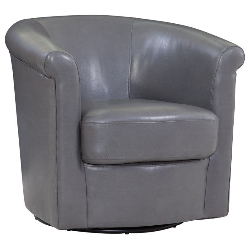 Addison Swivel Tub Chair Charcoal Gray