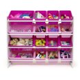 thumbnail image 6 of Humble Crew Molly Supersized Toy Storage Organizer with 16 Plastic Storage Bins, White/Pink, 6 of 7