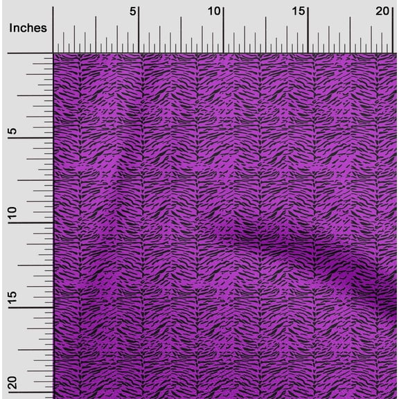 oneOone Velvet Fuschia Pink Fabric Animal Skin Sewing Fabric By The Yard Printed Diy Clothing Sewing Supplies 58 Inch Wide-NJK