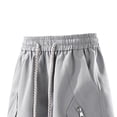 thumbnail image 4 of UAMVSH Cargo Shorts for Men Drawstring Outdoor Casual Gym Shorts Quick Dry Summer Beach Baggy Shorts with Multi Pockets, 4 of 5