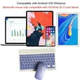 thumbnail image 3 of Rechargeable Bluetooth Keyboard and Mouse Combo Ultra-Slim Portable Compact Wireless Mouse Keyboard Set for Android Windows Tablet Phone iPad iOS, 3 of 5