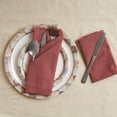thumbnail image 4 of ANA Rust Cloth Napkins Set of 6 18x18 inch Cotton Dinner Napkins - Washable Soft Premium Hotel Quality Reusable Napkins Perfect Table Napkins for Family Dinners, 4 of 4