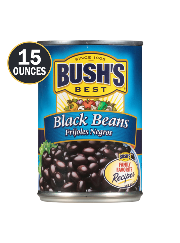 Bush's Black Beans, Canned Beans, 15 oz