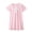 Pink, variant on Auroural Summer Dresses For Girls 10-12 Children's Summer Solid Color Short-sleeved Turn-down Collar Dress Homewear Sleeping Dress For Kids 11-12 Years