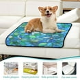 thumbnail image 6 of Qxltty Light Blue Green Glass Cat litter Pads Pet Set of 3 Diaper Mats Center Anti-leakage Layer Absorbent Soft and Comfortable, 6 of 7