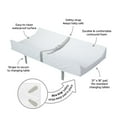 thumbnail image 3 of Munchkin® Secure Grip™ Contoured Waterproof Baby Diaper Changing Pad, 16" x 31", White, 3 of 7