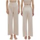 thumbnail image 3 of Pantalones de Yoga de Pierna para Mujer, Holgados y Cómodos, de Cintura Alta, con Bolsillos. Gris Leche L, 3 of 9