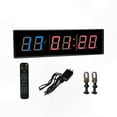 thumbnail image 1 of Interval Timer Clock for Gym and Fitness with Remote Control Watch, 1 of 2