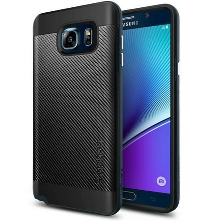 Spigen Neo Hybrid Carbon Case for Samsung Galaxy Note 5, Metal Slate