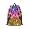 thumbnail image 2 of Yiaed Glitter Rainbow Print Backpack, Premium Laptop Backpack, Travel Backpack for Women, Lightweight Backpacks, Comfortable Back Pack-Medium, 2 of 7