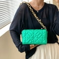 thumbnail image 5 of Bolso bandolera, diseño de nicho, bolso cuadrado con cadena para el hombro, 5 of 5