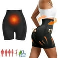 thumbnail image 5 of frariair ​Body Sculpting Shaper Shorts For Women Firm Control High Waisted Toning Garment With Double Gusset Comfort​ Black, 5 of 9