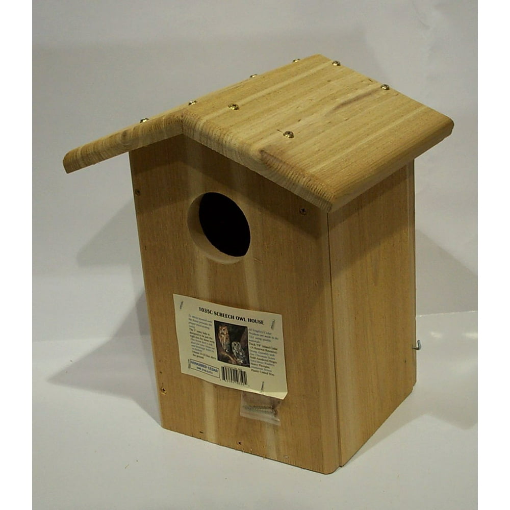 Songbird Essentials Screech Owl Bird House - Walmart.com - Walmart.com
