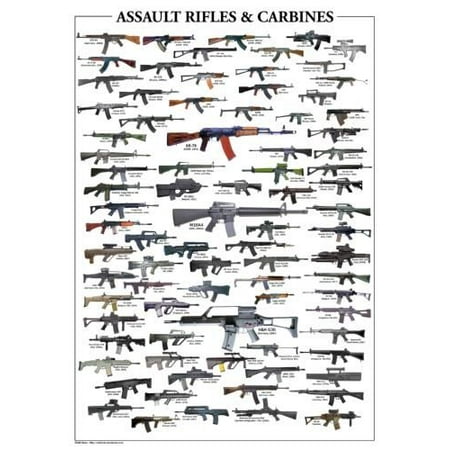 Assault Rifles Poster 11x17 Mini Poster (Best Home Assault Rifle)