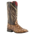 thumbnail image 2 of Ferrini Womens Bronco Pirarucu Print Embroidered Square Toe Cowboy  Mid Cal, 2 of 5