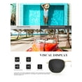 thumbnail image 7 of Polarized Sunglasses for Women and Men, Retro Hexagon Style Glasses with UV Protection Trendy Metal Frame, 7 of 7