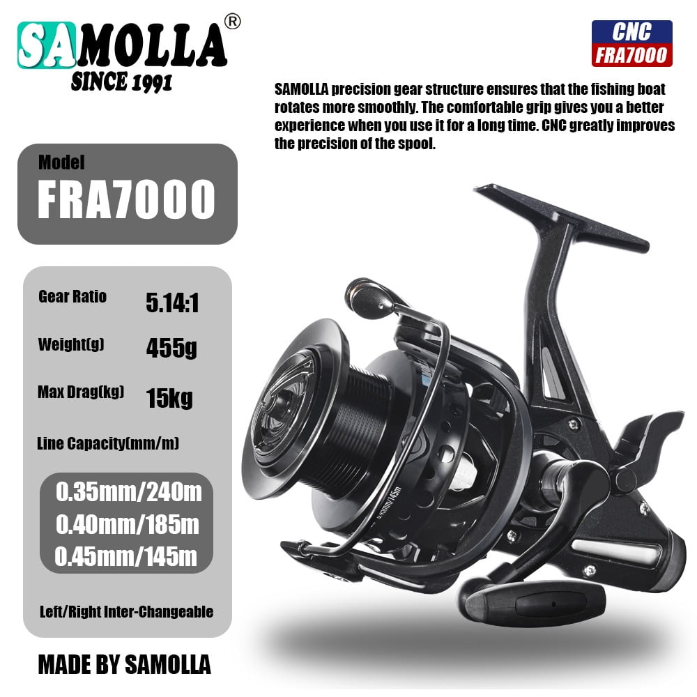 Carp Fishing Reel Spinning Strong Double Drag 12-15kg Molinete Carretilha De Pesca Olta Makaralar Sea Reels Accessories Mar