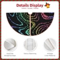 thumbnail image 3 of Sikiie Rainbow Glitter Christmas Tree Skirt, Christmas Tree Decorations, Christmas Decor, Tree Mat Decoration(30-48IN)-48", 3 of 6