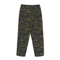 thumbnail image 5 of Naloa Retro Excavator Print Women’s Ultra-Soft Comfy Pajama Lounge Pants with Pockets & Drawstring, 5 of 8