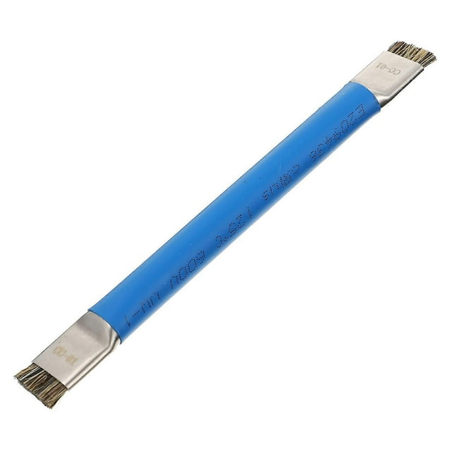 Blue Double Head Anti Static Cleaning Brush for Motherboard Circuit IC CPU with Comfortable Grip and Durable Bristles 5.5 inches