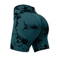 thumbnail image 5 of Breezora Womens High Rise Tie Dye Workout Shorts Belly Firming Compression Yoga Shorts Seamless Sporty Bottoms, 5 of 5