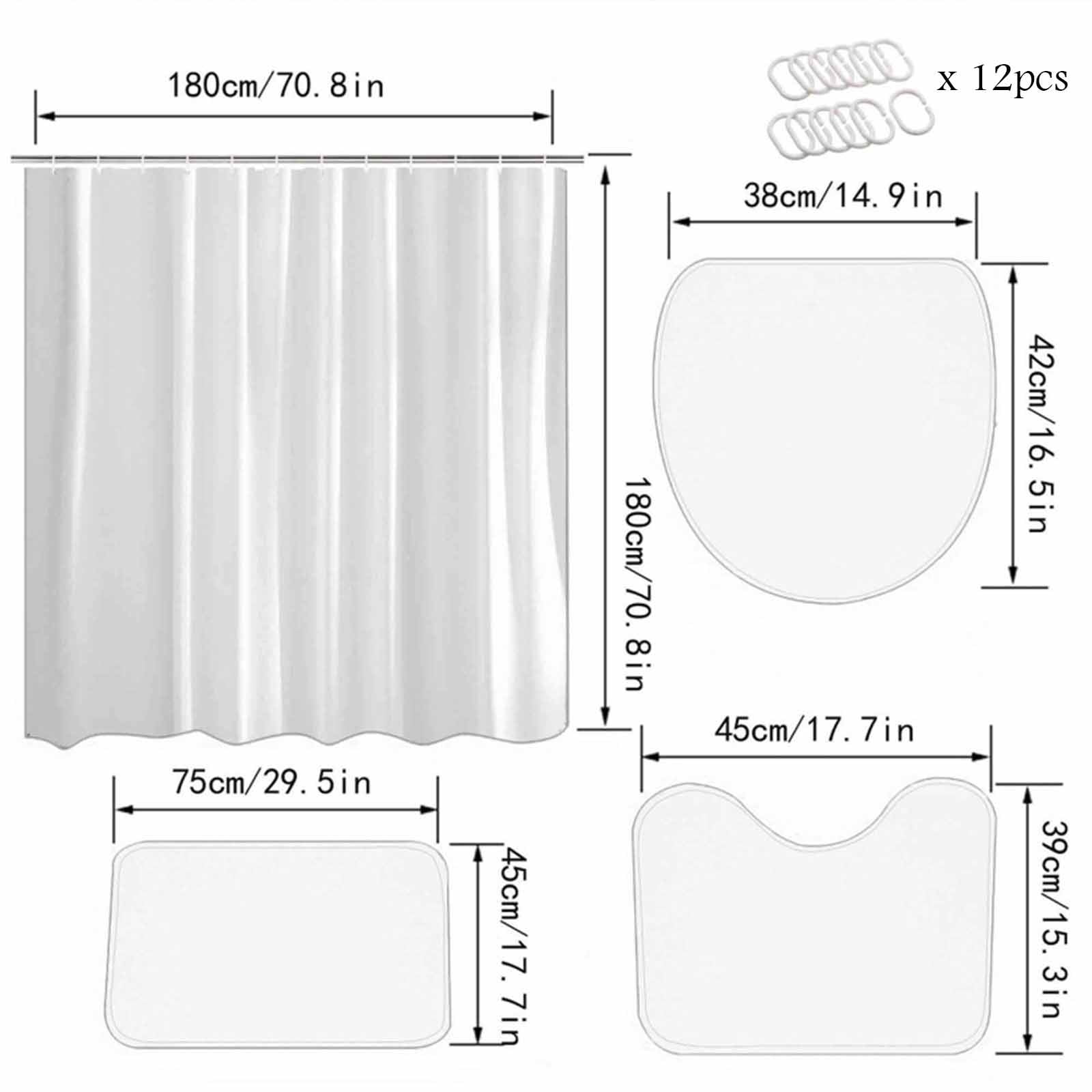 Rideau De Douche Halloween, Rideau De Bain Citrouilles Orange Pour Decoration De Salle De Bain Avec Crochets 180x200 Cm 92859463