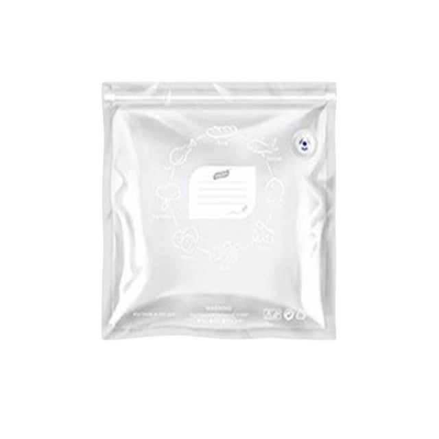Vacuum Sealing Food Storage Bags, 7-Pack Freezer-Safe Plastic Bags for Meal Prep, 23x21cm to 30x28cm, Clear