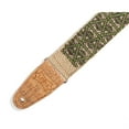 thumbnail image 2 of Levy's MH8P 2 inch Wide Hemp Guitar Strap Green Multicolor, 2 of 2