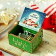 thumbnail image 5 of Delightful Wooden Antique Carved Hand Cranked Music Box - Perfect Christmas Gift for Kids, Mom, Dad, Friends & More!, 5 of 5