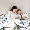 thumbnail image 5 of Homewish Retro Aircreaft Queen Comforter Set,Cartoon Airplane Bedding Sets,Rustic Cmaouflage Print Bedding Comforter Set For Boys Teens,Breathable Home Decor Reversible,3pcs, 5 of 8