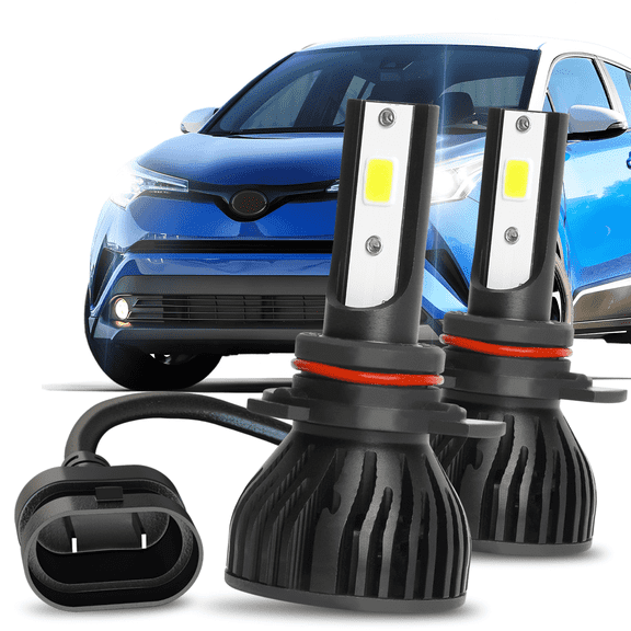 For Toyota C-HR/CHR/CH-R 2018-2019 9012 LED Headlight Bulbs High Low Beam White