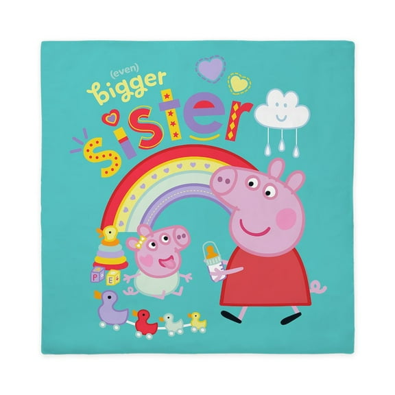 CafePress - Peppa Pig: Even Bigger Sister - Queen Duvet