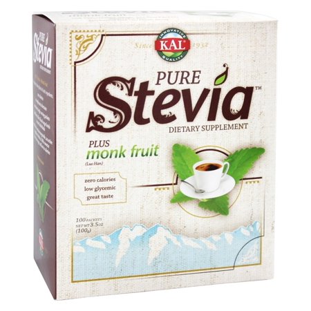 - Kal - Pure Stevia Extract Plus Luo Han Powder - 100 Packet(s)