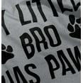 thumbnail image 5 of My Little Bro Has Paws Cute Pet Owner Toddler Boy Girl T Shirt Infant Toddler Brisco Brands 4T, 5 of 6