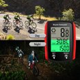 thumbnail image 2 of Wired Bike Computer 19 Functions Touch Bike Speedometer Odometer Waterproof Bicycle Computer with Backlight, 2 of 8